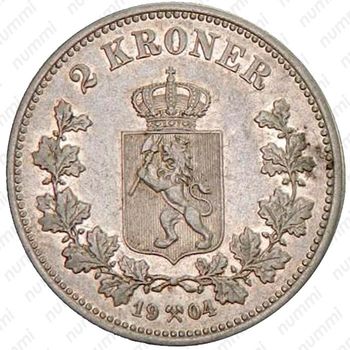 2 кроны 1904 [Норвегия] - Реверс