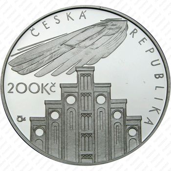 200 крон 2008, Йозеф Главка [Чехия] - Аверс