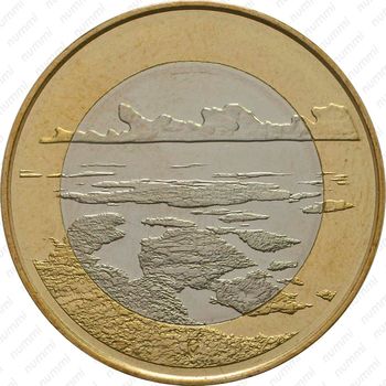 5 евро 2018, Архипелаговое море [Финляндия] - Аверс