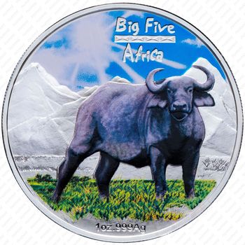 240 франков 2008, буйвол [Республика Конго] Proof - Реверс