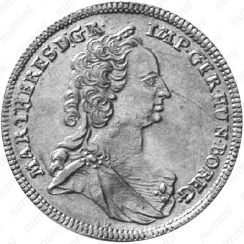 6 крейцеров 1747, Мария Терезия - Орел с гербом Штирии на груди [Австрия] - Аверс