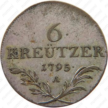 6 крейцеров 1795 [Австрия] - Реверс