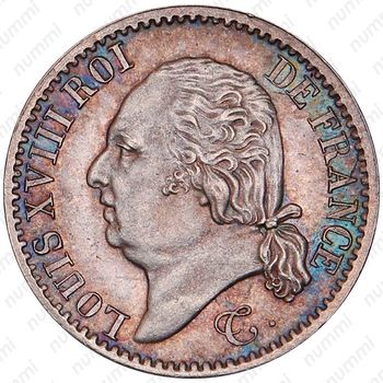 ¼ франка 1817-1824 [Франция] - Аверс