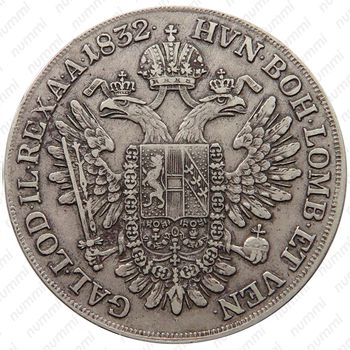 ½ талера 1832-1835 [Австрия] - Реверс