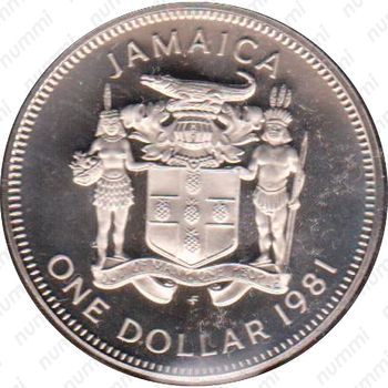 1 доллар 1980-1989 [Ямайка] - Аверс