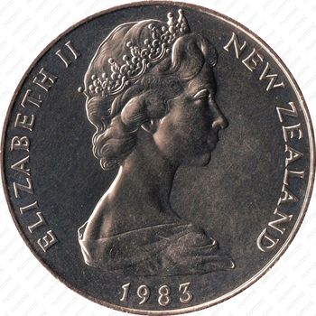 1 доллар 1983, Королевский визит [Австралия] - Аверс