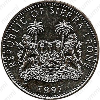 1 доллар 1997, 50 лет свадьбе Королевы Елизаветы II и Принца Филиппа /королевская яхта/ [Сьерра-Леоне] - Аверс