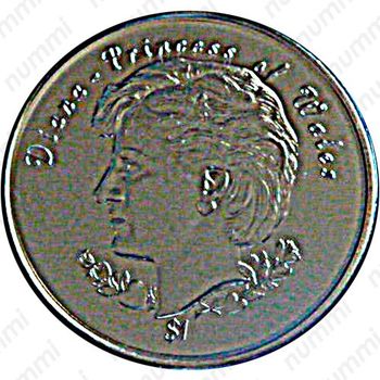 1 доллар 1997, Диана - Принцесса Уэльская [Австралия] - Реверс