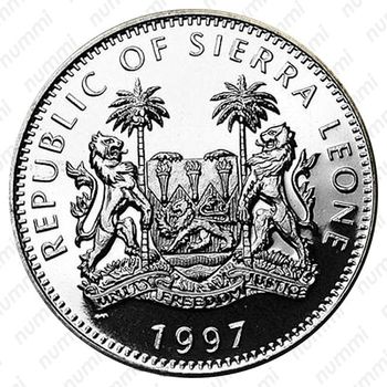 1 доллар 1997, Единорог [Сьерра-Леоне] - Аверс