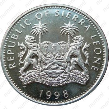 1 доллар 1998, Давид Ливингстон [Сьерра-Леоне] - Аверс