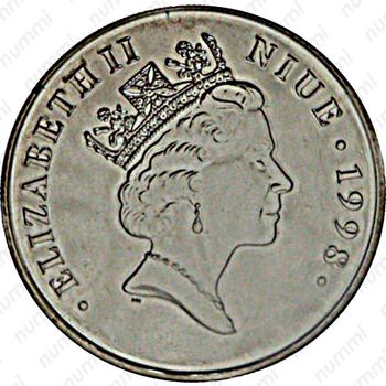 1 доллар 1998, Диана - Принцесса Уэльская [Австралия] - Аверс