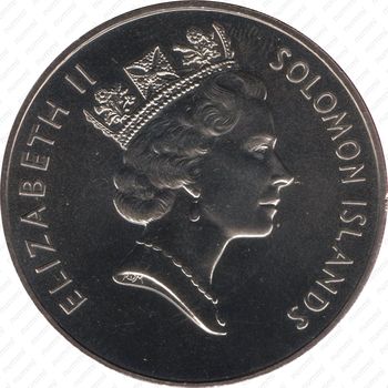 1 доллар 1998, Всемирный фонд дикой природы - Орлан Соломоновых островов [Австралия] - Аверс