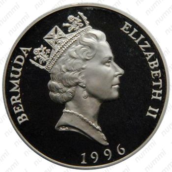 1 доллар 2000, Королева-Мать - Коронация Георга VI [Бермудские Острова] - Аверс