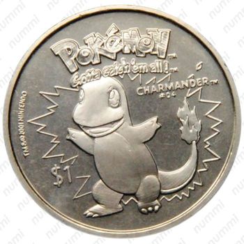 1 доллар 2001, Покемоны - Чармандер [Австралия] - Реверс