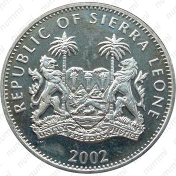 1 доллар 2002, Год лошади [Сьерра-Леоне] - Аверс
