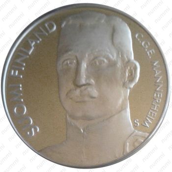 10 евро 2003, 300 лет Санкт-Петербургу, Карл Густав Эмиль Маннергейм [Финляндия] - Аверс