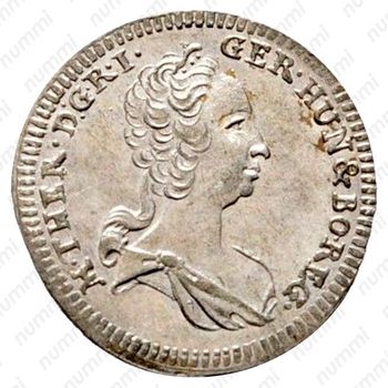 1 крейцер 1749-1754, Мария Терезия - Орел с гербом Штирии [Австрия] - Аверс