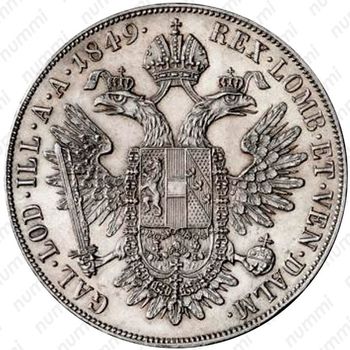 1 талер 1848-1851 [Австрия] - Реверс
