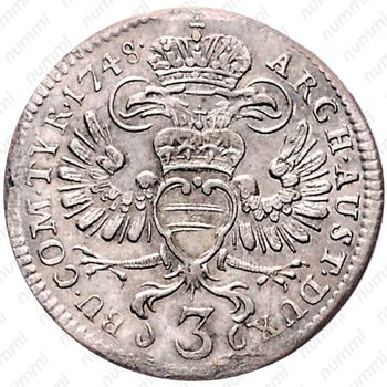 3 крейцера 1746-1749 [Австрия] - Реверс
