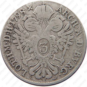 3 крейцера 1792-1799 [Австрия] - Реверс