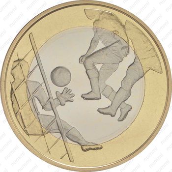 5 евро 2016, Спорт - Футбол [Финляндия] - Реверс