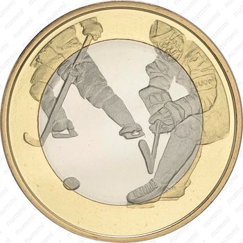 5 евро 2016, Спорт - Хоккей [Финляндия] - Реверс