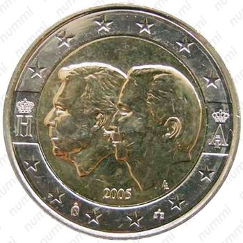2 евро 2005, Бельгийско-Люксембургский экономический союз [Бельгия] - Аверс