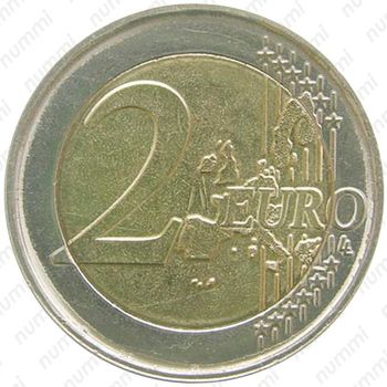 2 евро 2006, Конструкция Атомиум в Брюсселе [Бельгия] - Реверс