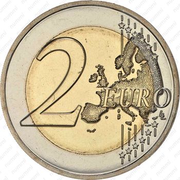 2 евро 2007, 25 лет со дня смерти Принцессы Монако Грейс [Монако] - Реверс