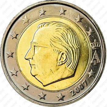 2 евро 2007 [Бельгия] - Аверс