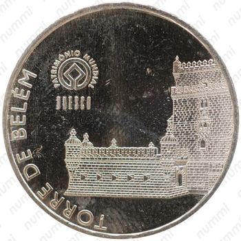2½ евро 2009, ЮНЕСКО - Белемская башня [Португалия] - Реверс