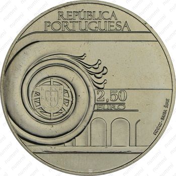 2½ евро 2013, 100 лет со дня рождения Жоао Вилларета [Португалия] - Аверс