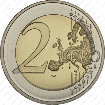 2 евро 2017, Исторические области Латвии - Латгалия [Латвия] - Реверс