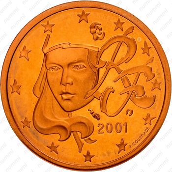 2 евроцента 1999-2019 [Франция] - Аверс