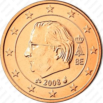 2 евроцента 2008 [Бельгия] - Аверс