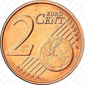 2 евроцента 2009-2013 [Бельгия] - Реверс