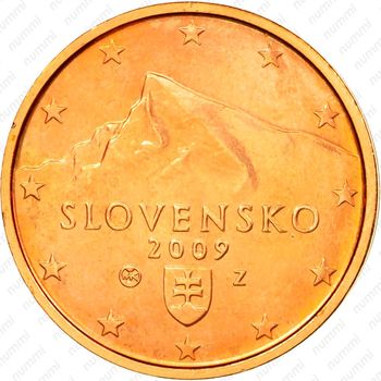 2 евроцента 2009-2019 [Словакия] - Аверс