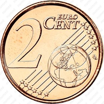2 евроцента 2014-2019 [Бельгия] - Реверс