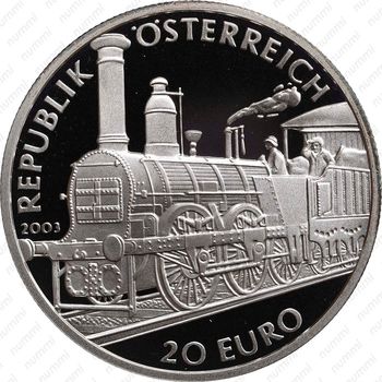 20 евро 2003, 230 лет со дня рождения Клеменса фон Меттерниха [Австрия] - Аверс