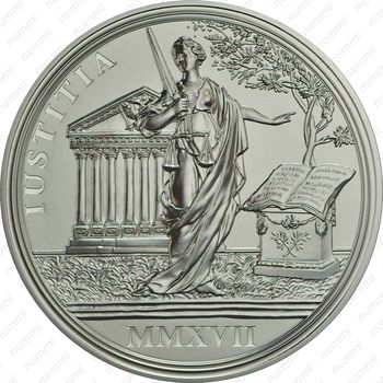20 евро 2017, 300 лет со дня рождения Марии Терезии /правосудие/ [Австрия] - Реверс
