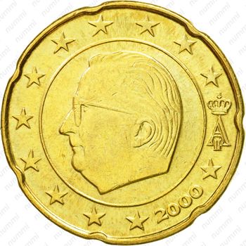 20 евроцентов 1999-2006 [Бельгия] - Аверс