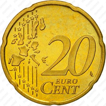 20 евроцентов 1999-2006 [Нидерланды] - Реверс