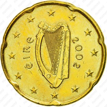 20 евроцентов 2002-2006 [Ирландия] - Аверс