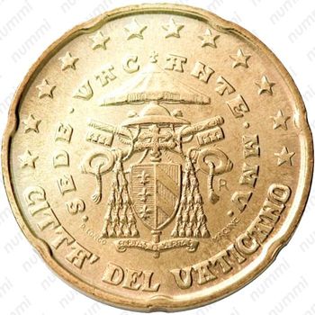20 евроцентов 2005, Вакантный престол [Ватикан] - Аверс
