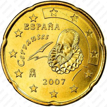 20 евроцентов 2007-2009 [Испания] - Аверс