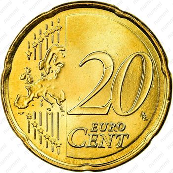 20 евроцентов 2007-2009 [Испания] - Реверс