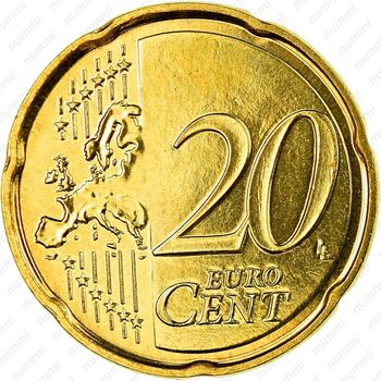20 евроцентов 2007-2019 [Франция] - Реверс