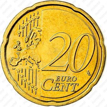 20 евроцентов 2007-2019 [Ирландия] - Реверс