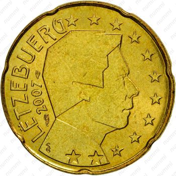 20 евроцентов 2007-2019 [Люксембург] - Аверс