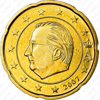 20 евроцентов 2007 [Бельгия] - Аверс